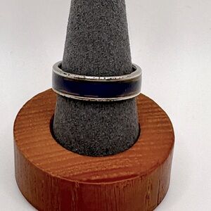 Sterling silver mood ring - size 7.75